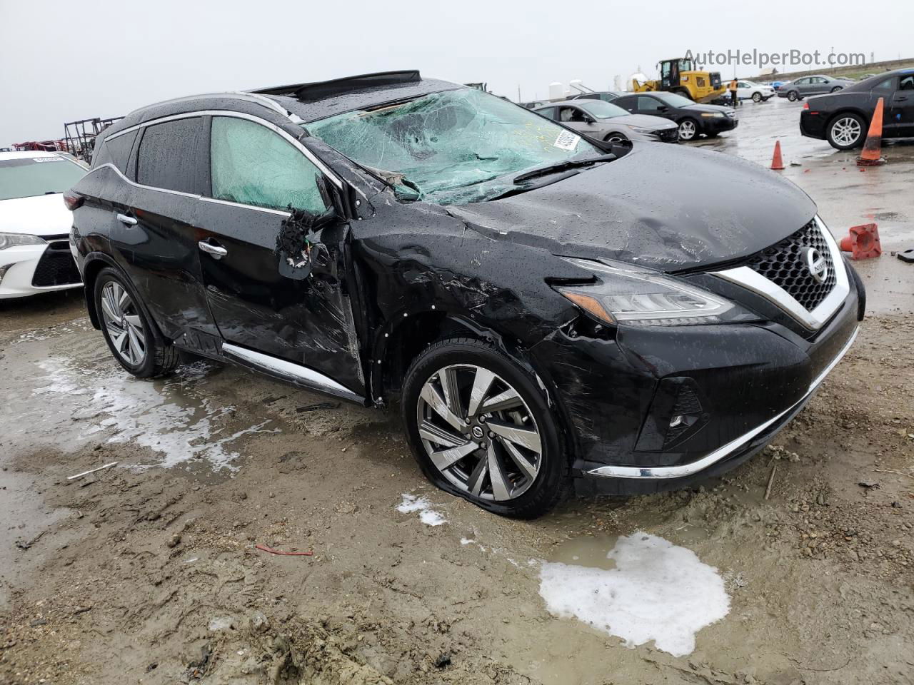 2019 Nissan Murano S Black vin: 5N1AZ2MJ4KN164510