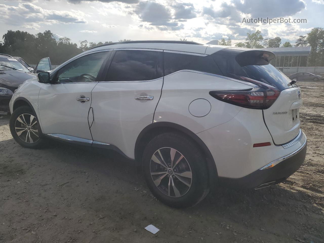 2019 Nissan Murano S White vin: 5N1AZ2MJ5KN127160