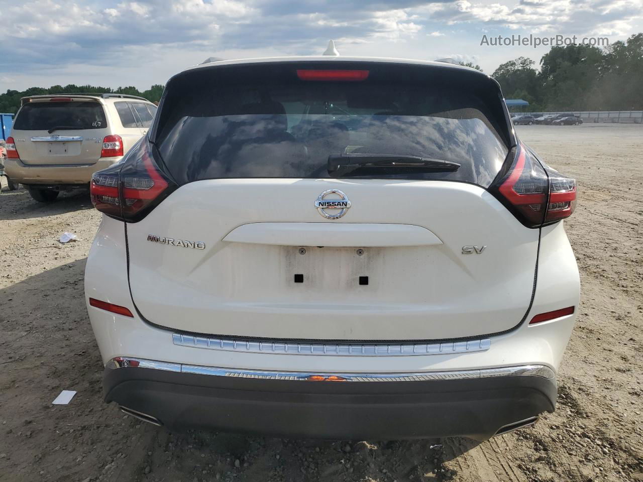 2019 Nissan Murano S White vin: 5N1AZ2MJ5KN127160