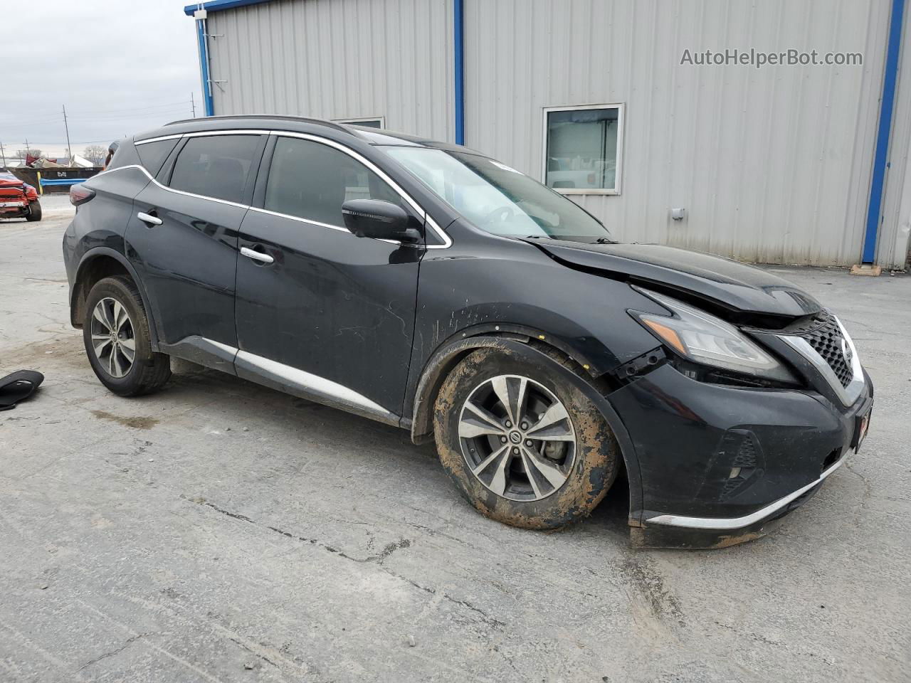 2019 Nissan Murano S Черный vin: 5N1AZ2MJ5KN133542