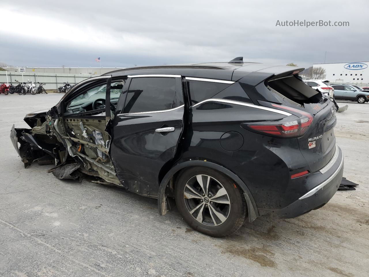 2019 Nissan Murano S Черный vin: 5N1AZ2MJ5KN133542