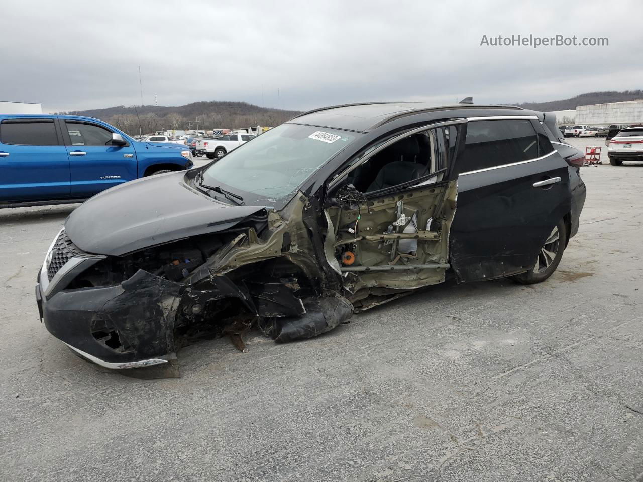 2019 Nissan Murano S Черный vin: 5N1AZ2MJ5KN133542