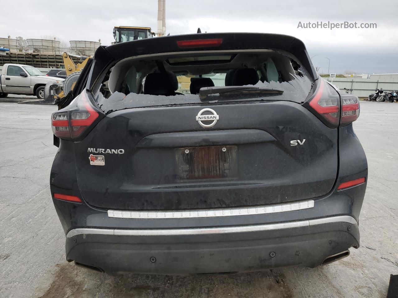 2019 Nissan Murano S Черный vin: 5N1AZ2MJ5KN133542