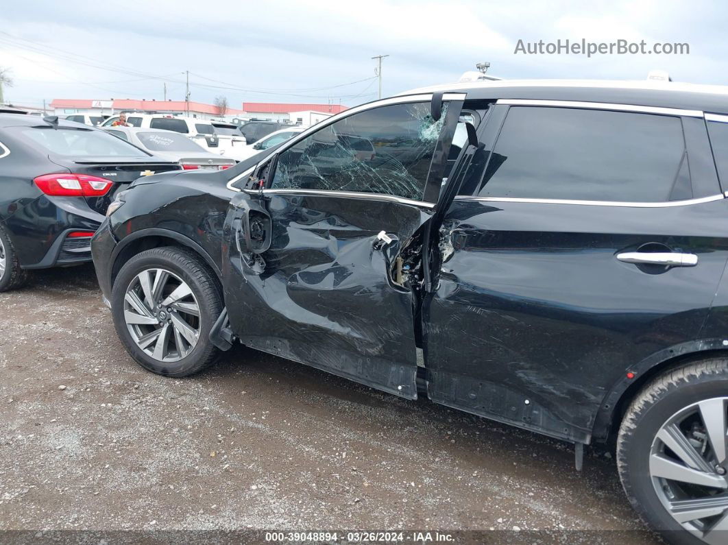 2019 Nissan Murano Sl Black vin: 5N1AZ2MJ5KN139857