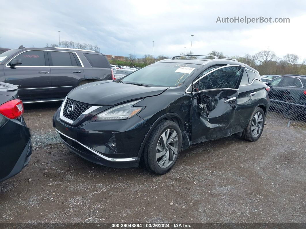 2019 Nissan Murano Sl Black vin: 5N1AZ2MJ5KN139857