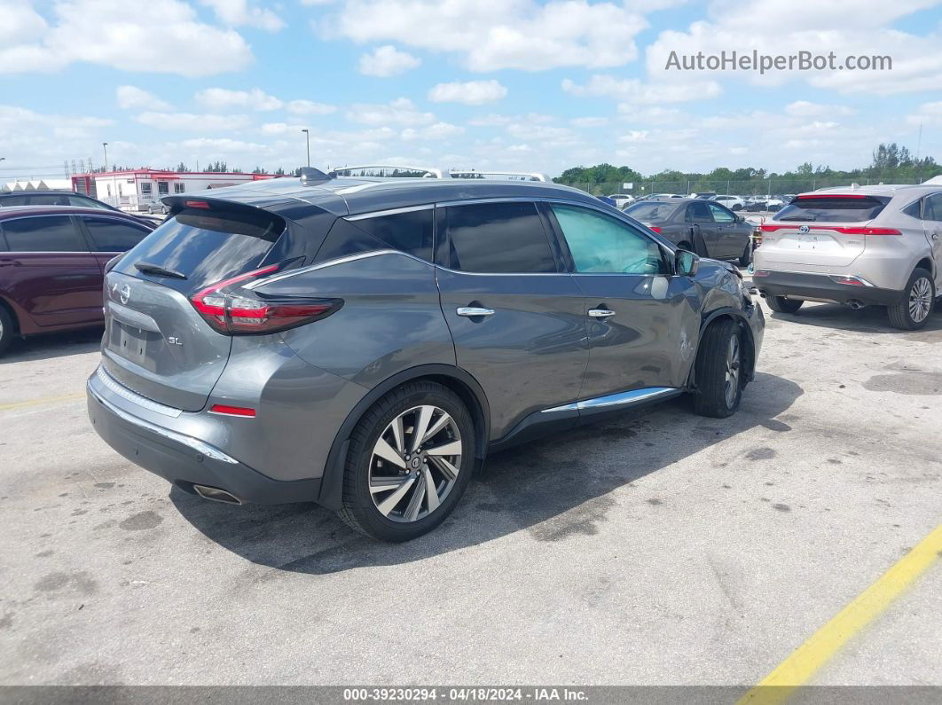 2019 Nissan Murano Sl Серый vin: 5N1AZ2MJ5KN142080