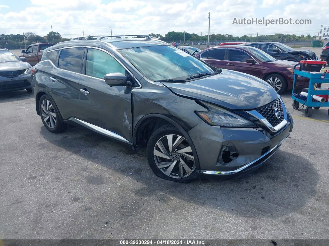 2019 Nissan Murano Sl Серый vin: 5N1AZ2MJ5KN142080