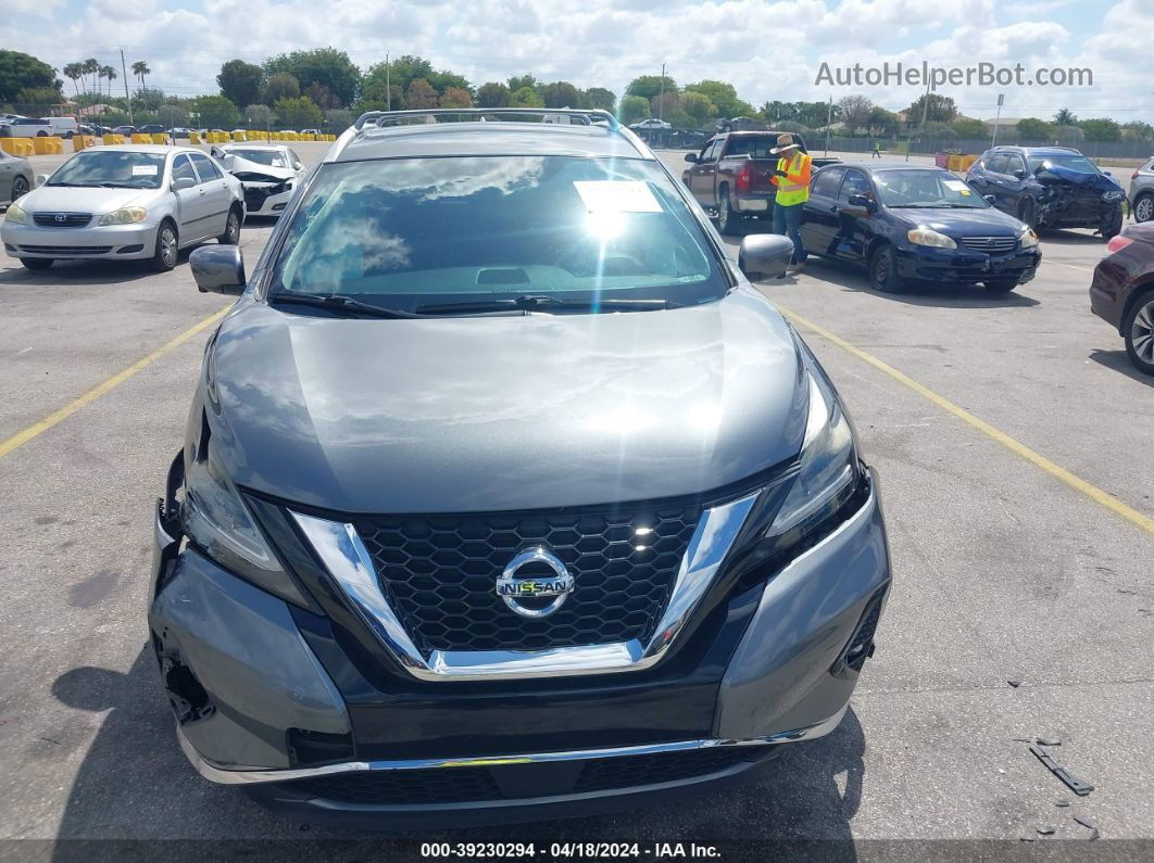 2019 Nissan Murano Sl Серый vin: 5N1AZ2MJ5KN142080