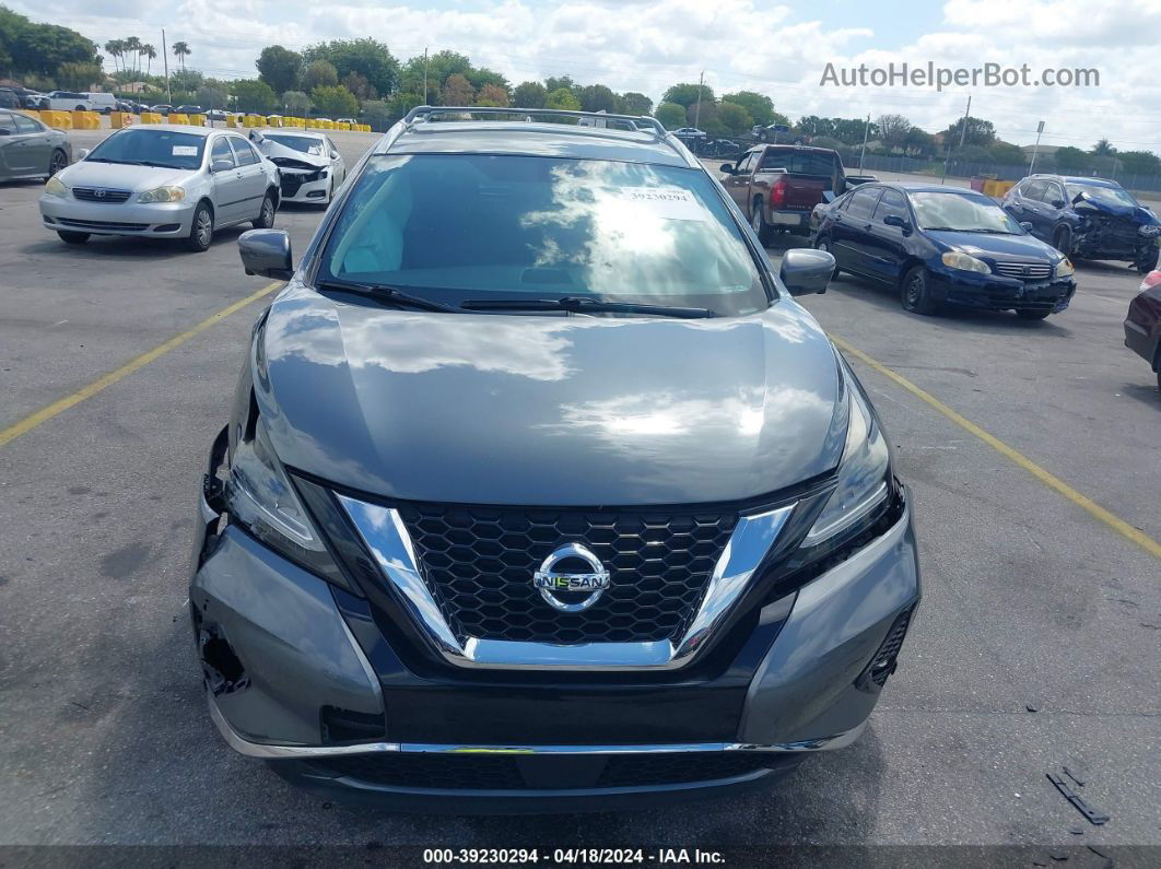 2019 Nissan Murano Sl Gray vin: 5N1AZ2MJ5KN142080