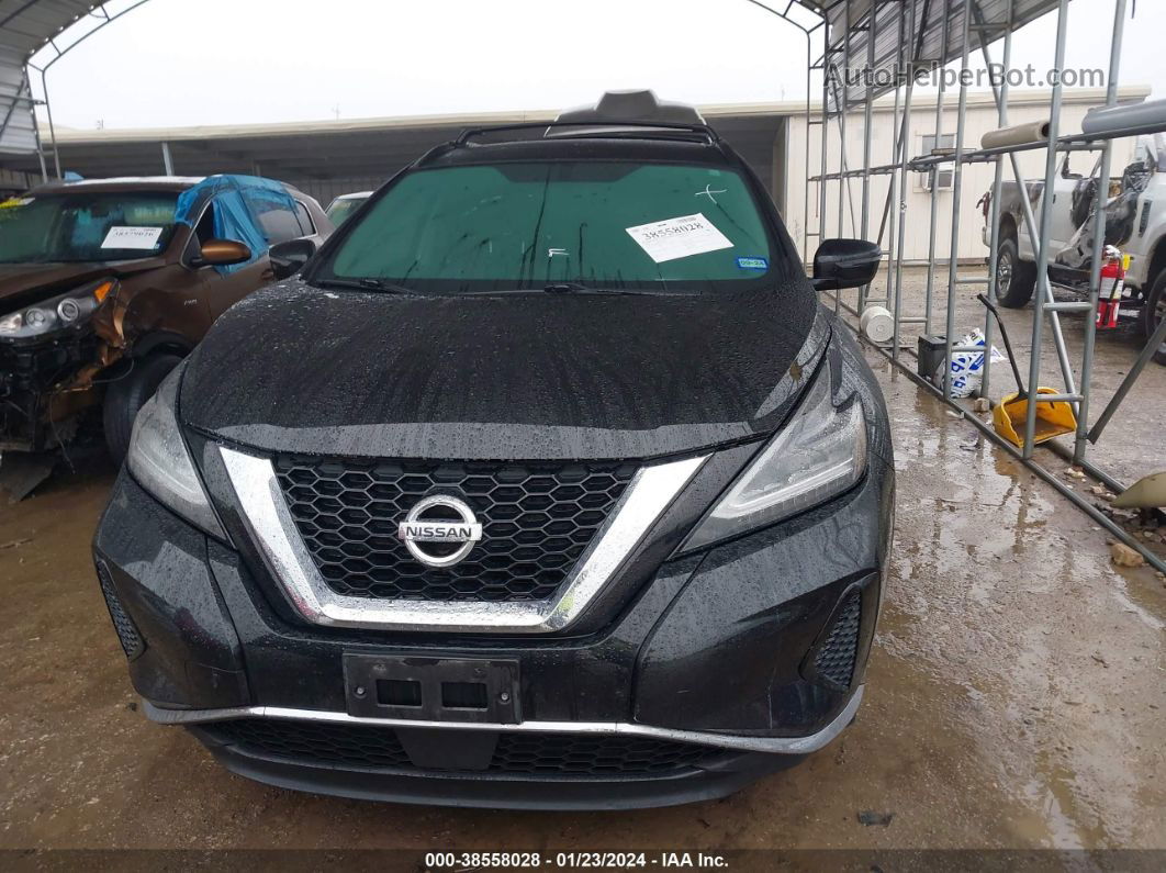 2019 Nissan Murano Sv Черный vin: 5N1AZ2MJ5KN148333