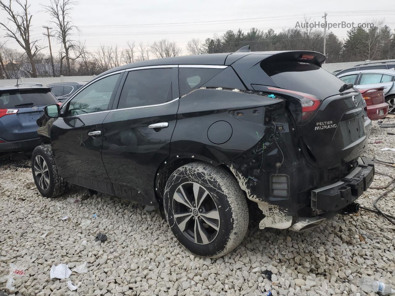 2019 Nissan Murano S Black vin: 5N1AZ2MJ5KN155217