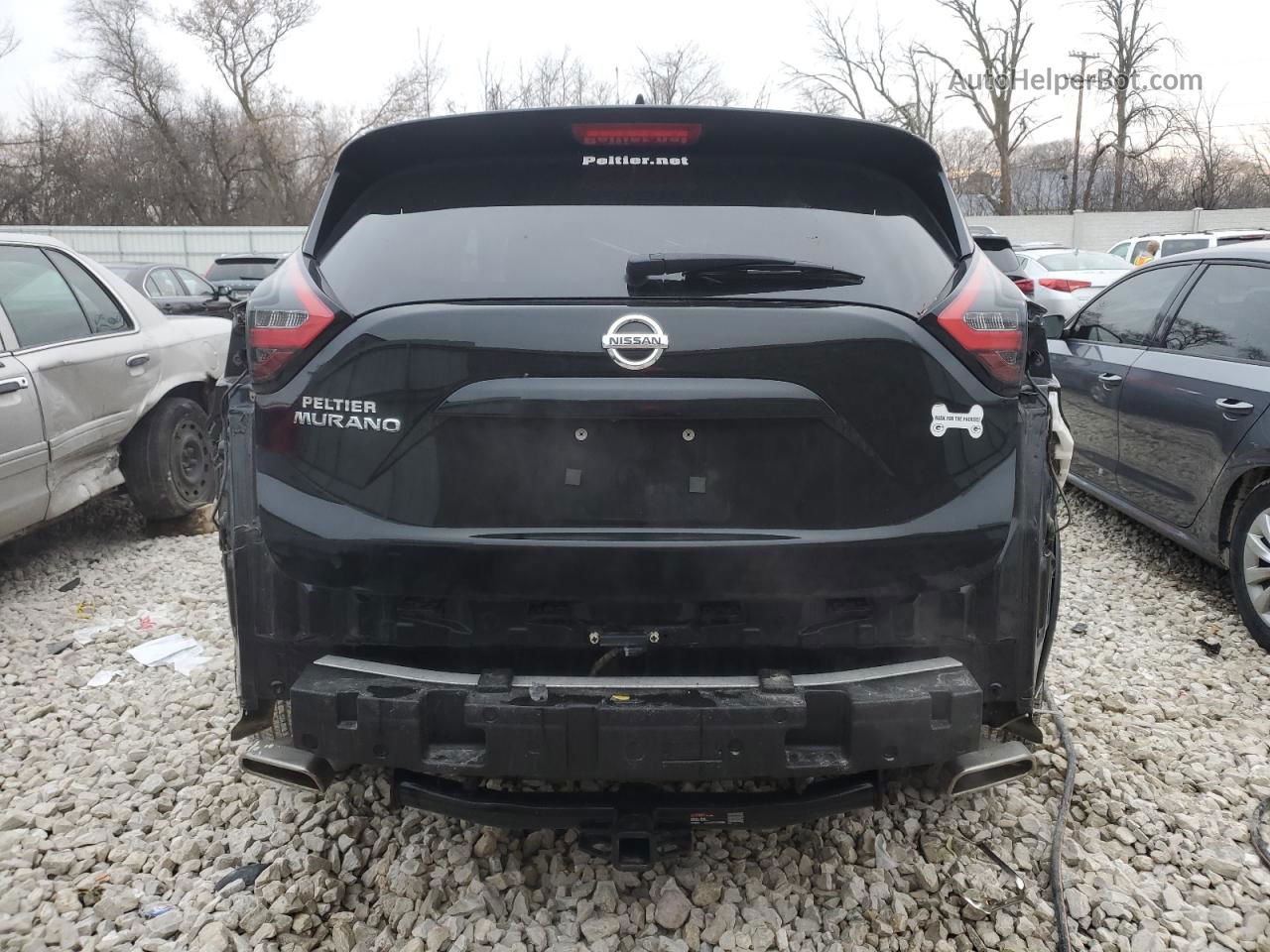 2019 Nissan Murano S Black vin: 5N1AZ2MJ5KN155217