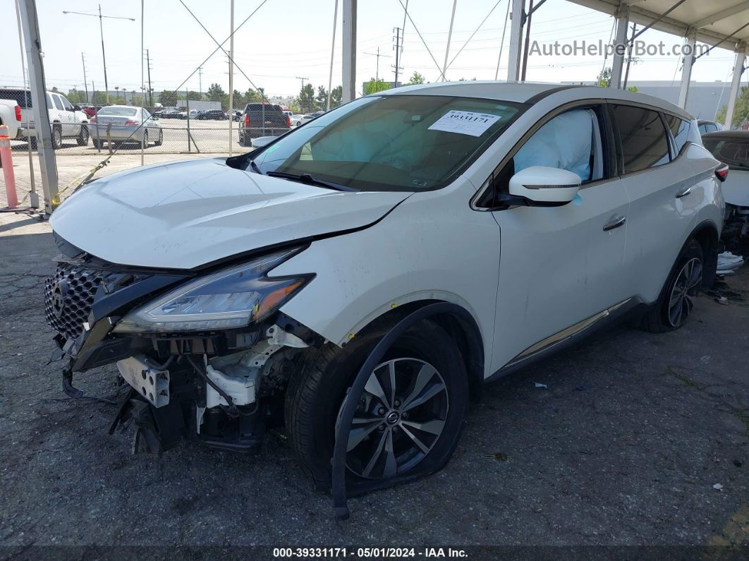 2019 Nissan Murano S White vin: 5N1AZ2MJ5KN156190