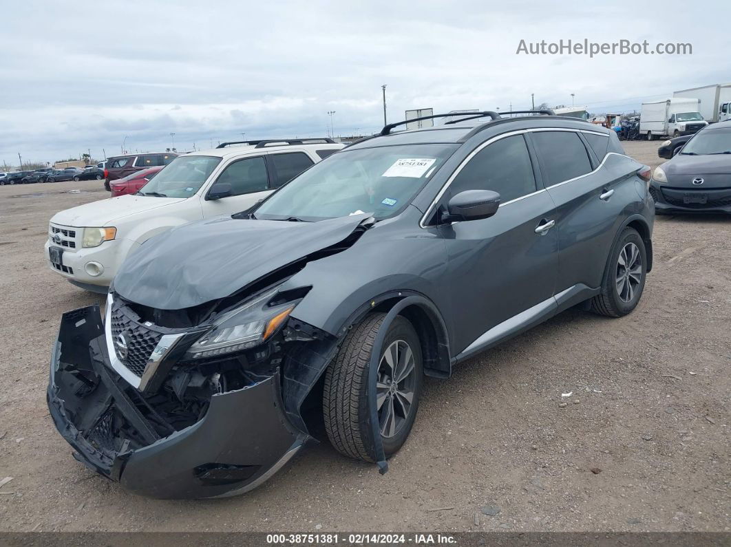 2019 Nissan Murano Sv Серый vin: 5N1AZ2MJ5KN160577