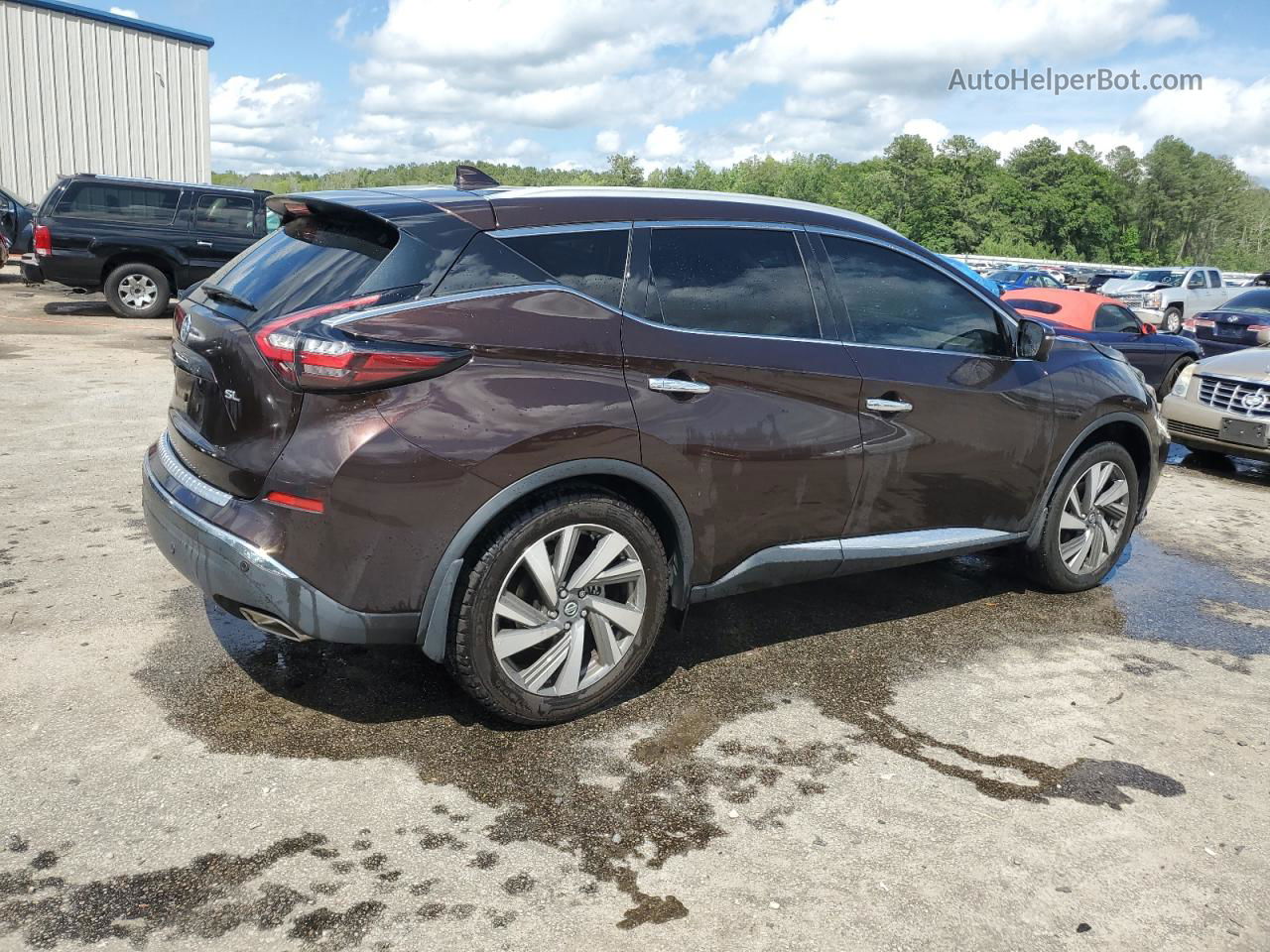 2019 Nissan Murano S Brown vin: 5N1AZ2MJ5KN162913