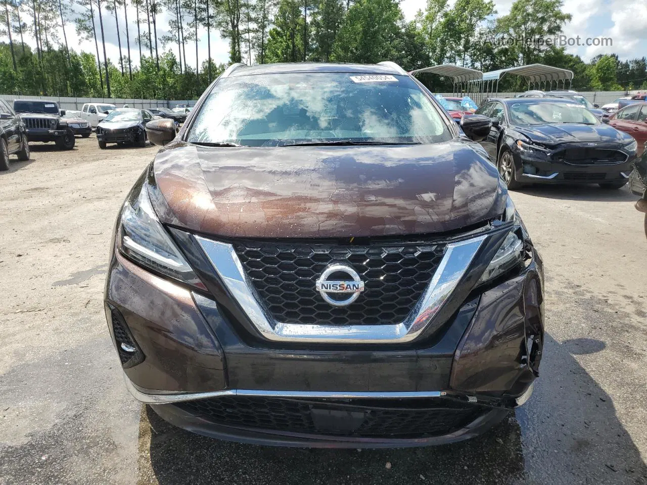 2019 Nissan Murano S Brown vin: 5N1AZ2MJ5KN162913