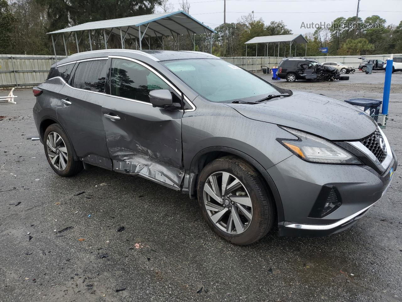 2019 Nissan Murano S Gray vin: 5N1AZ2MJ6KN105684