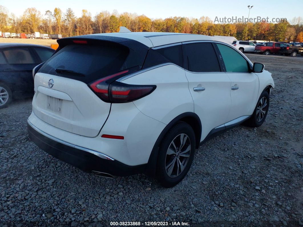 2019 Nissan Murano S Белый vin: 5N1AZ2MJ6KN126809