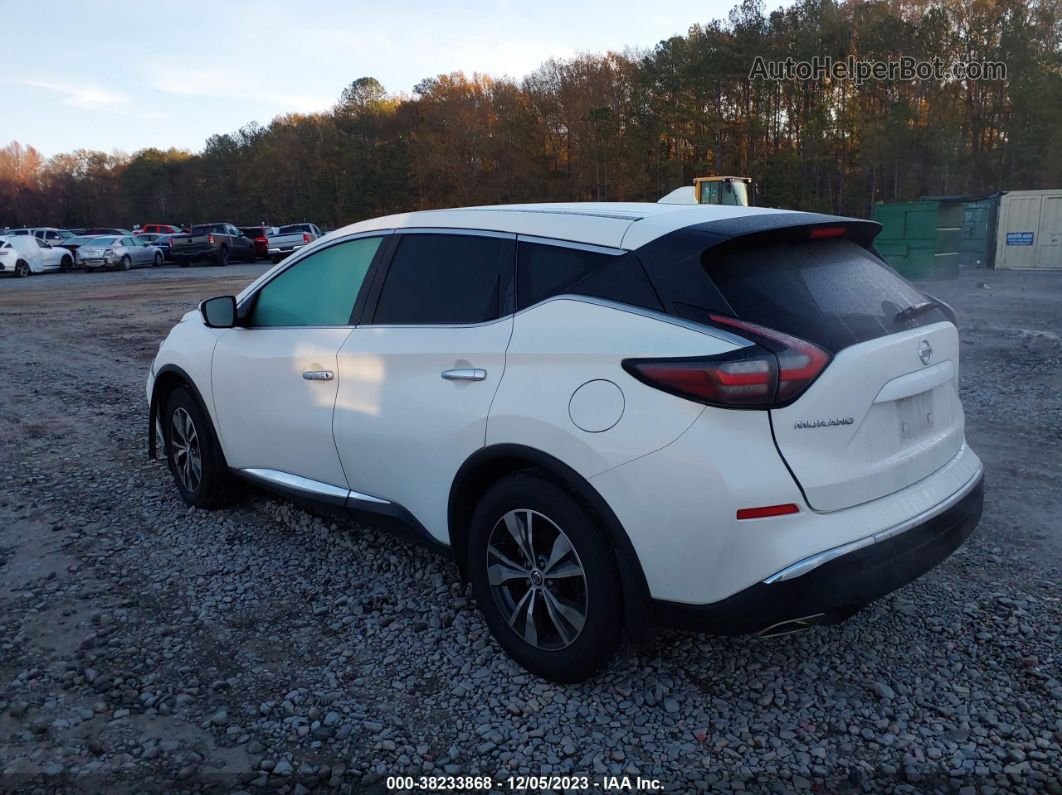 2019 Nissan Murano S Белый vin: 5N1AZ2MJ6KN126809