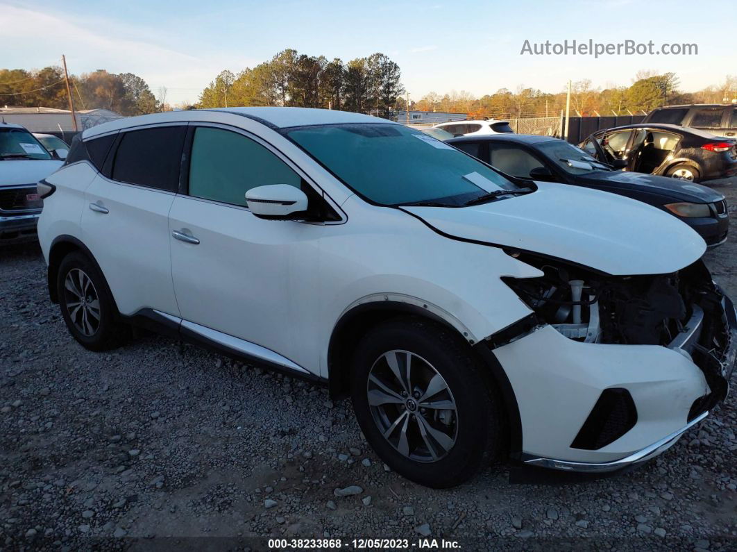 2019 Nissan Murano S Белый vin: 5N1AZ2MJ6KN126809