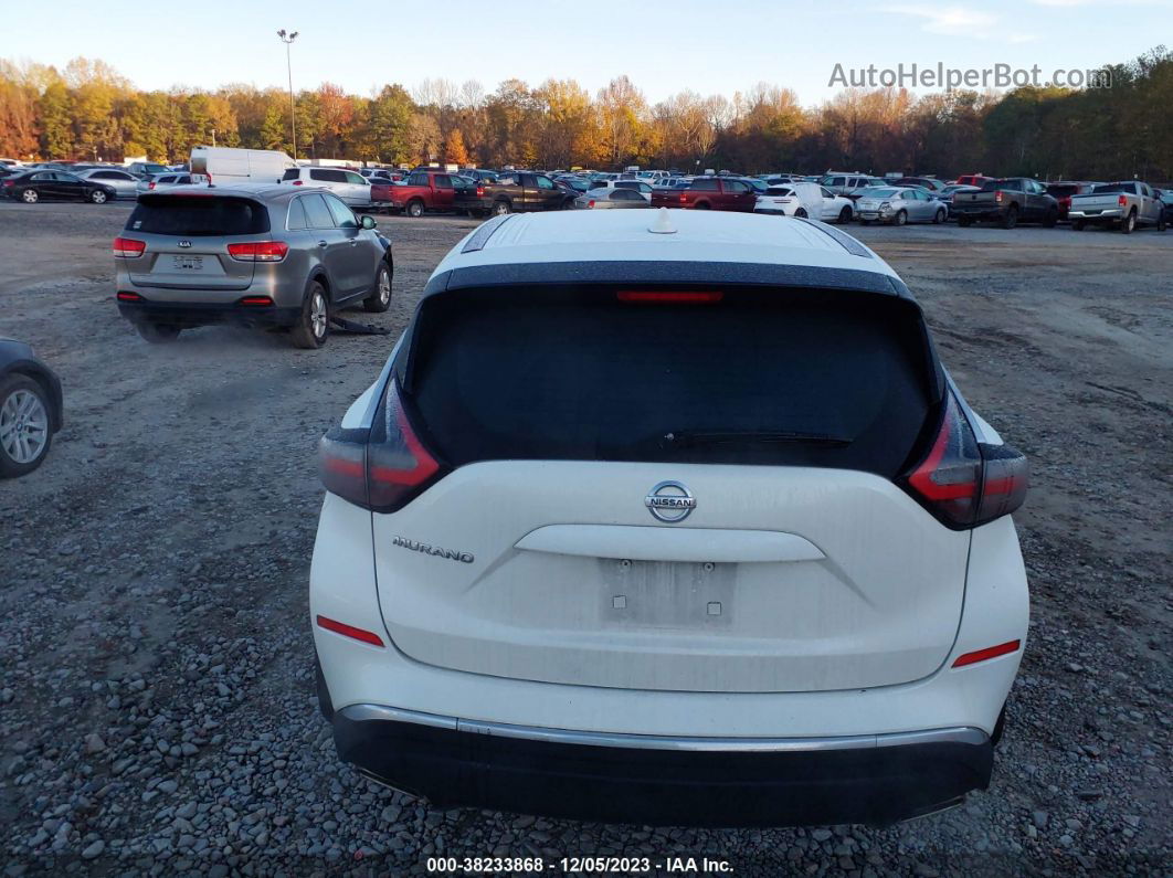 2019 Nissan Murano S White vin: 5N1AZ2MJ6KN126809