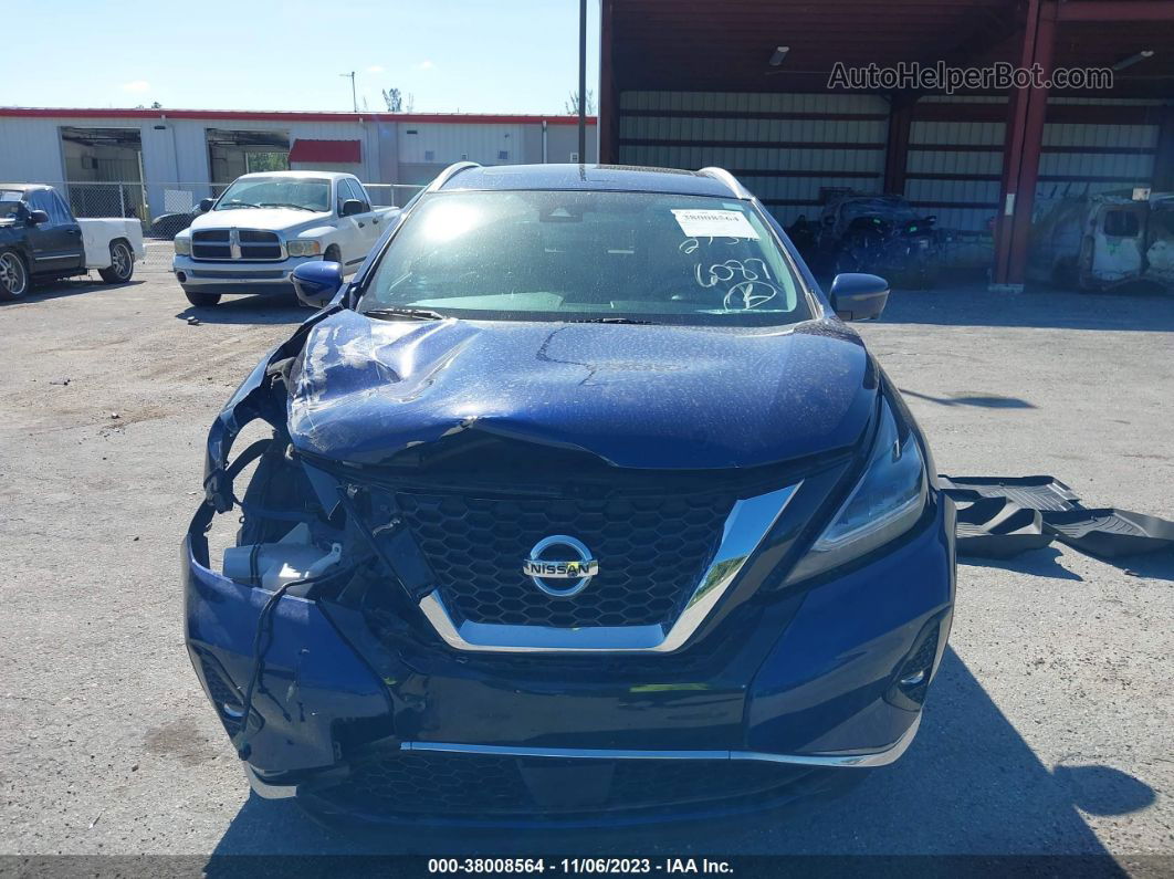 2019 Nissan Murano Platinum Blue vin: 5N1AZ2MJ6KN146087