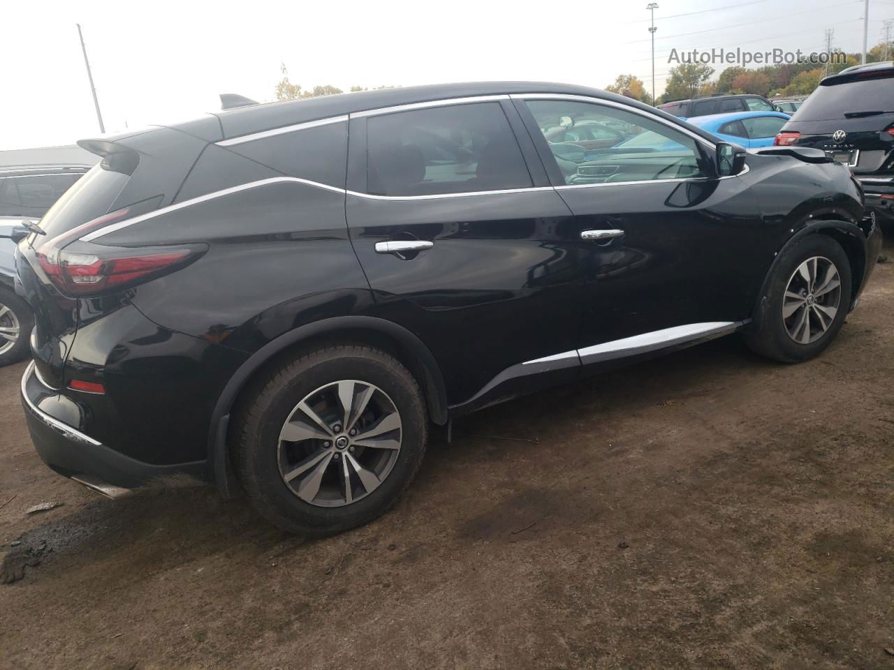 2019 Nissan Murano S Black vin: 5N1AZ2MJ6KN159180