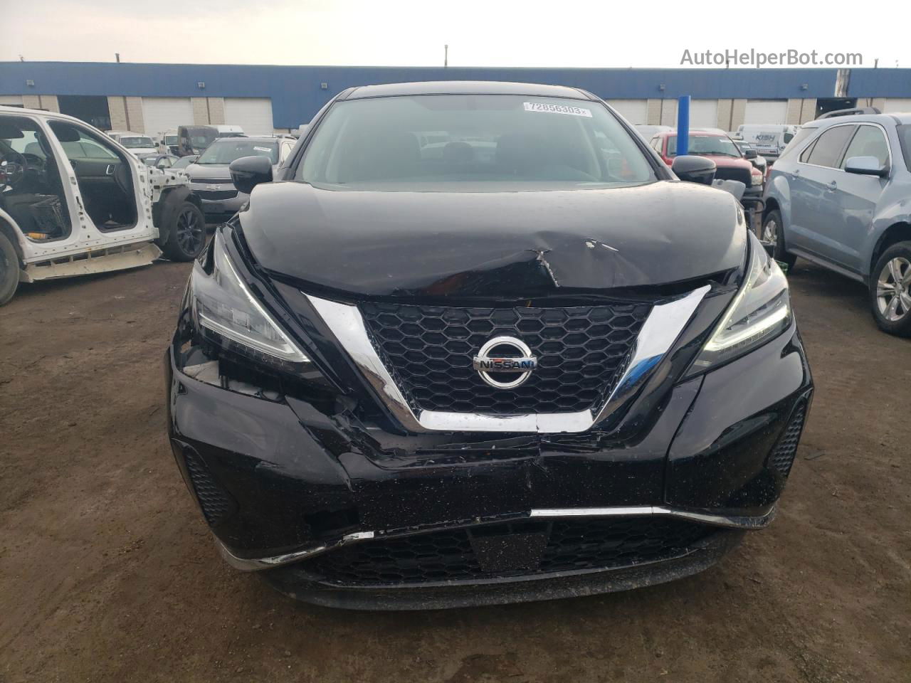 2019 Nissan Murano S Черный vin: 5N1AZ2MJ6KN159180