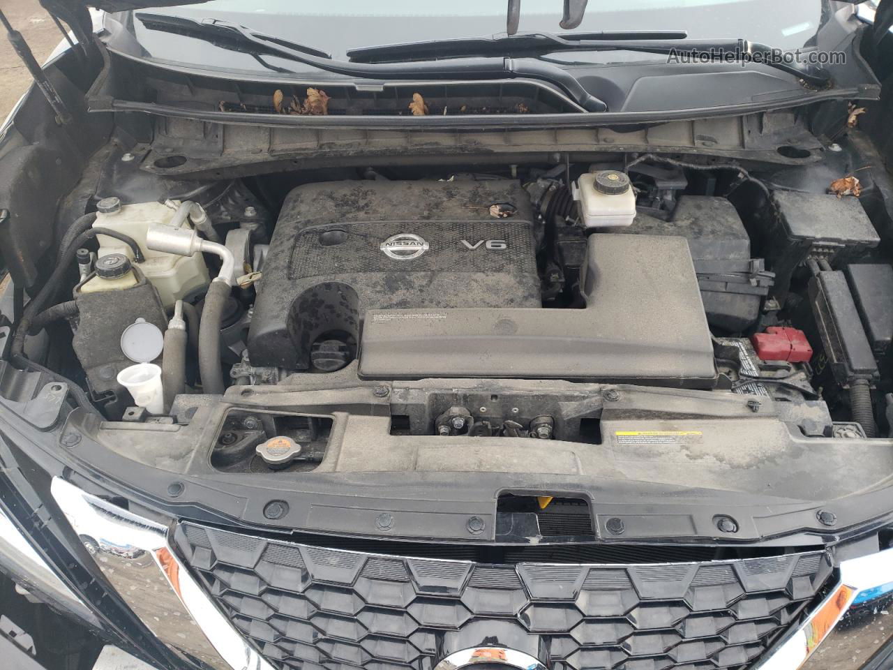 2019 Nissan Murano S Черный vin: 5N1AZ2MJ6KN159180