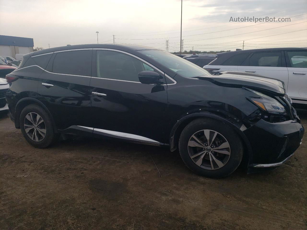 2019 Nissan Murano S Black vin: 5N1AZ2MJ6KN159180