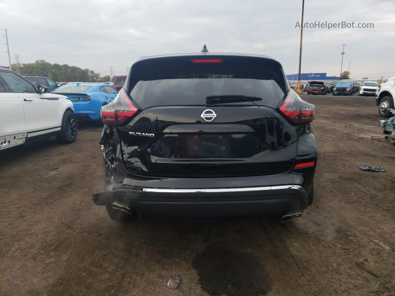 2019 Nissan Murano S Black vin: 5N1AZ2MJ6KN159180