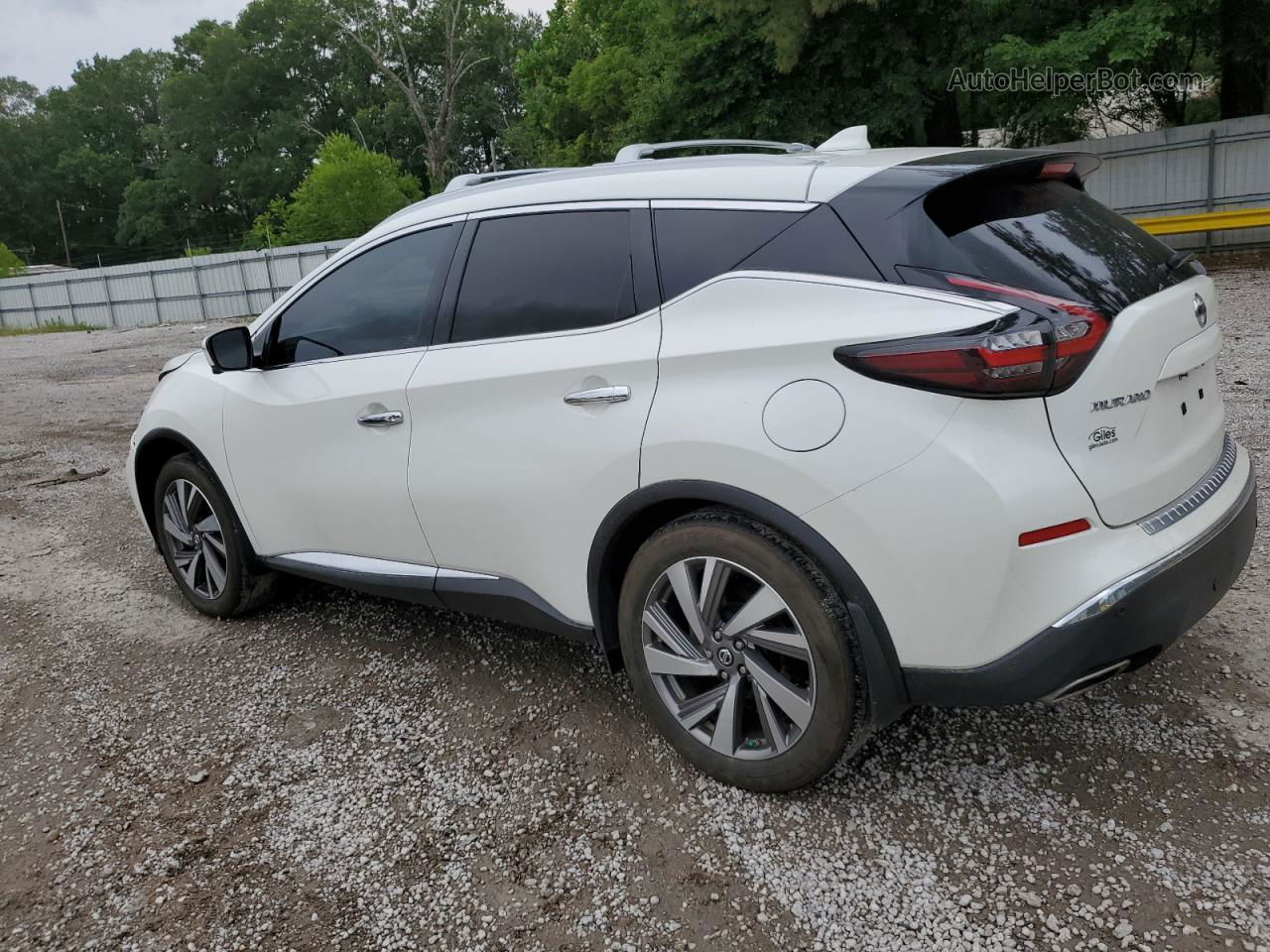 2019 Nissan Murano S White vin: 5N1AZ2MJ7KN108383