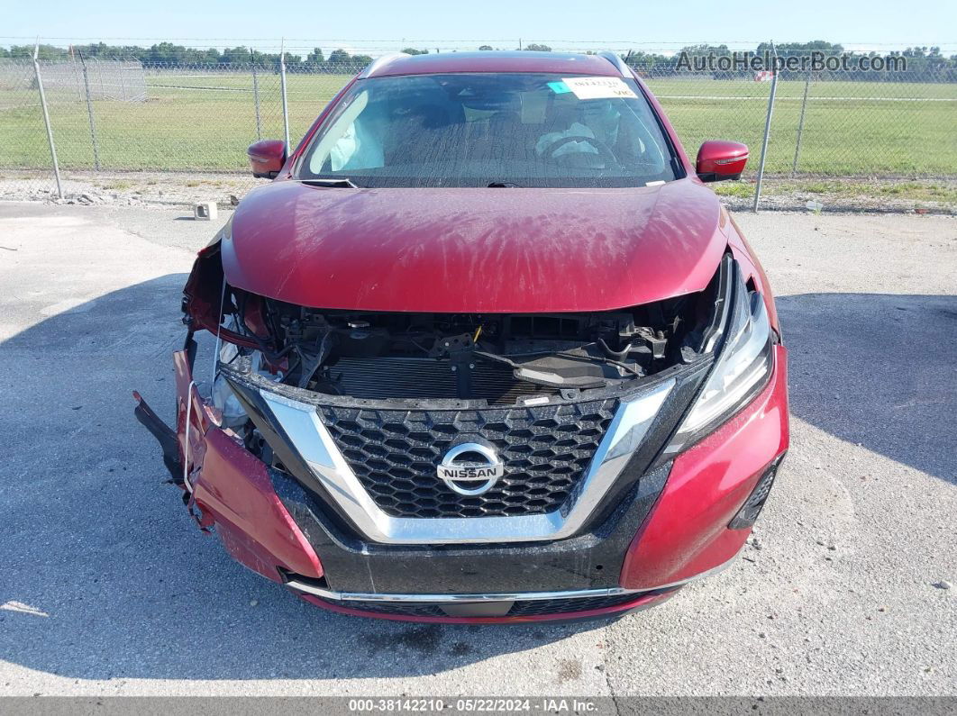 2019 Nissan Murano Platinum Burgundy vin: 5N1AZ2MJ7KN113969