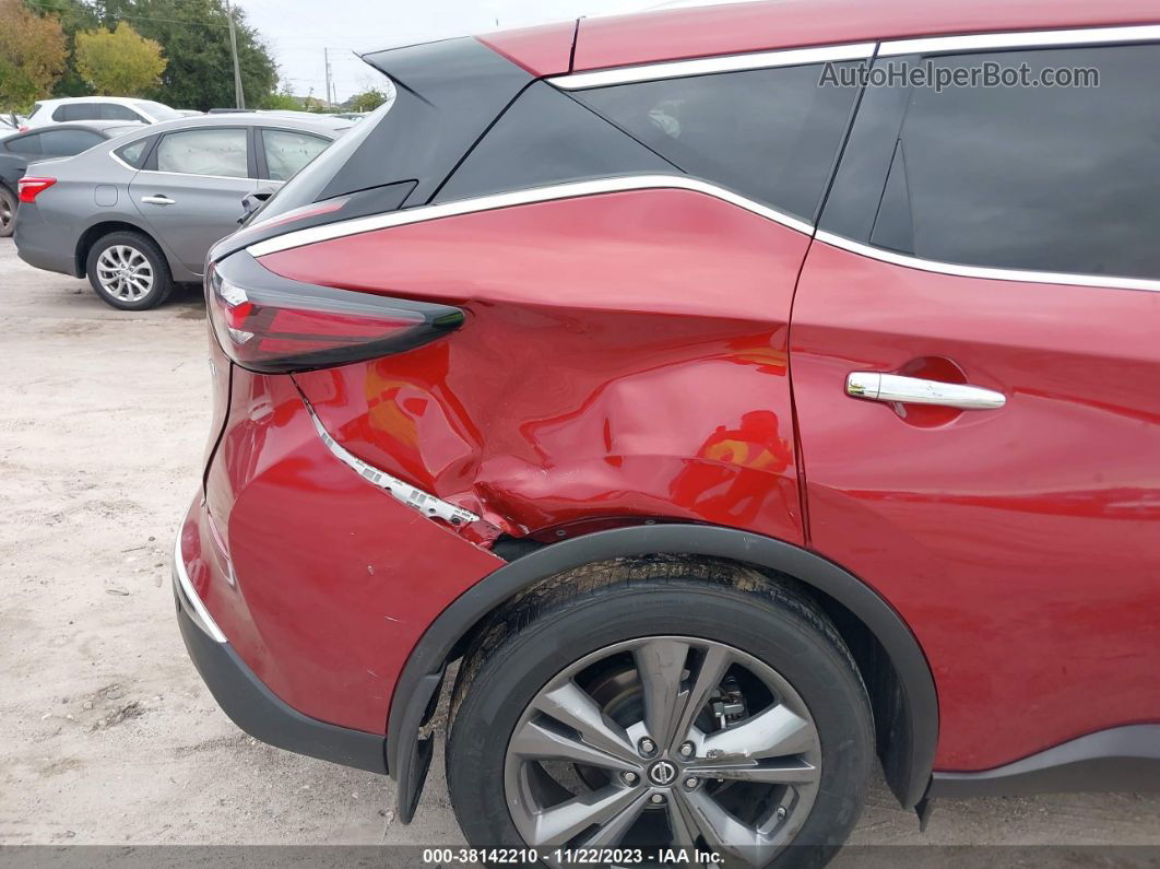 2019 Nissan Murano Platinum Burgundy vin: 5N1AZ2MJ7KN113969