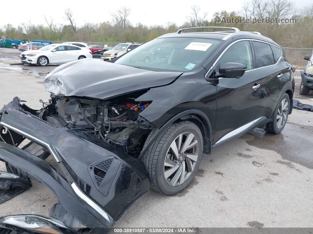 2019 Nissan Murano Sl Black vin: 5N1AZ2MJ7KN119660