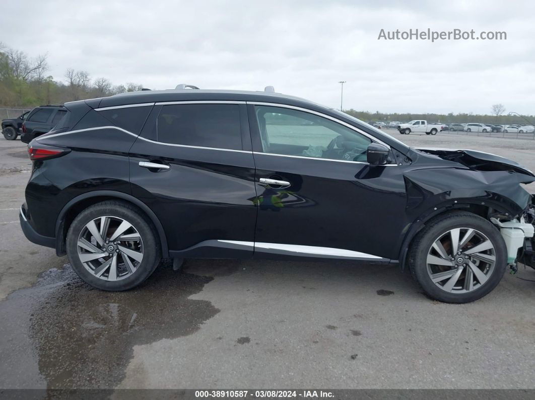 2019 Nissan Murano Sl Black vin: 5N1AZ2MJ7KN119660