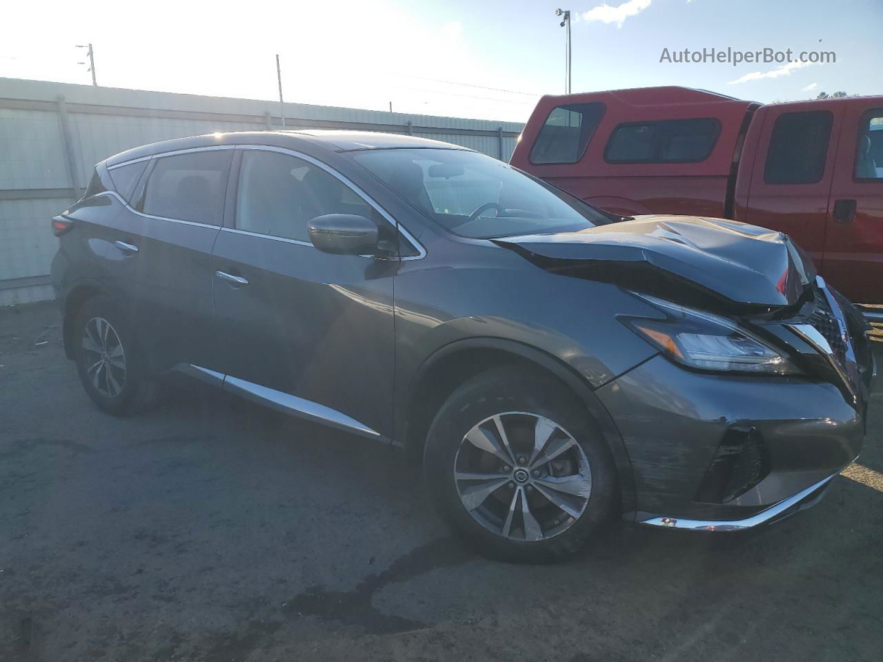 2019 Nissan Murano S Gray vin: 5N1AZ2MJ7KN133820