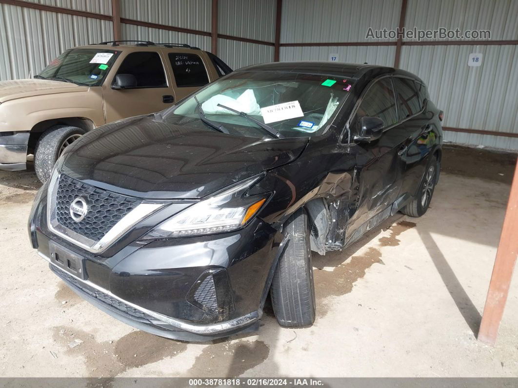 2019 Nissan Murano S Black vin: 5N1AZ2MJ7KN139150