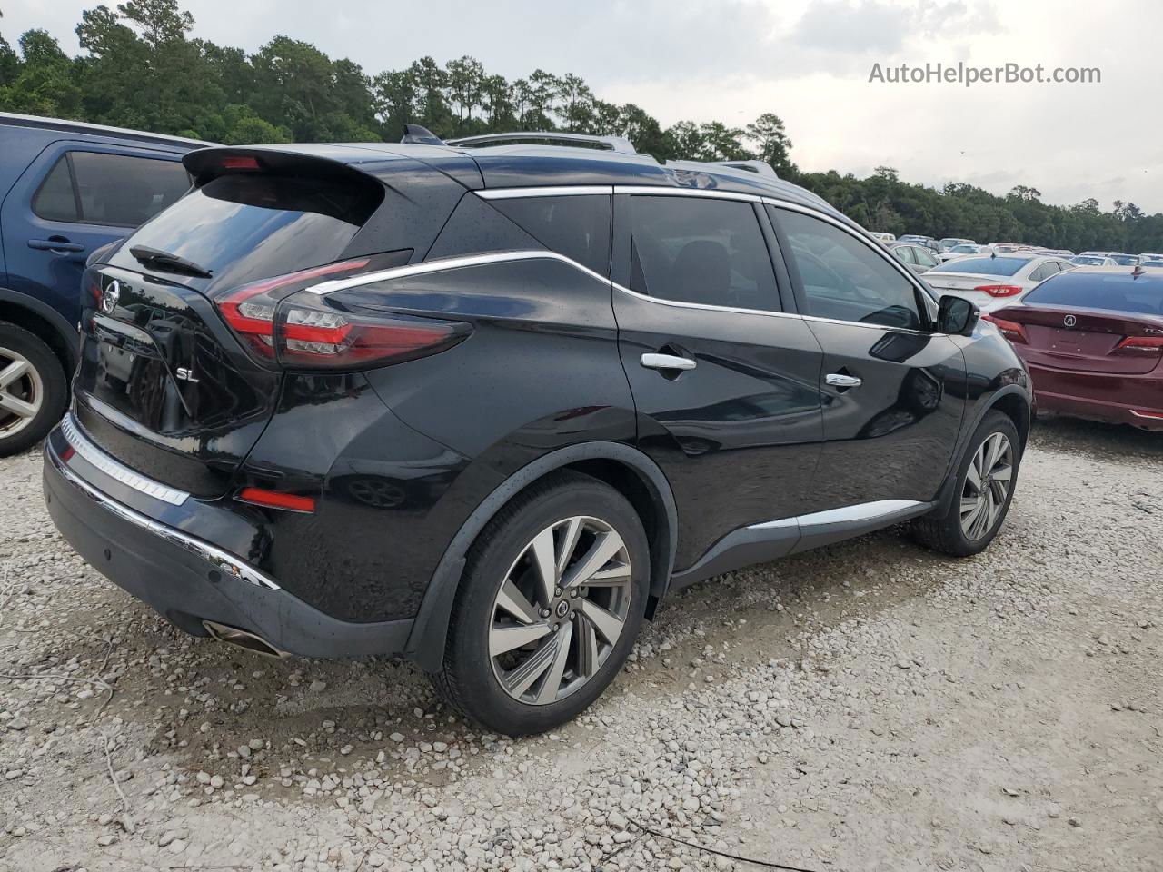 2019 Nissan Murano S Черный vin: 5N1AZ2MJ7KN139441