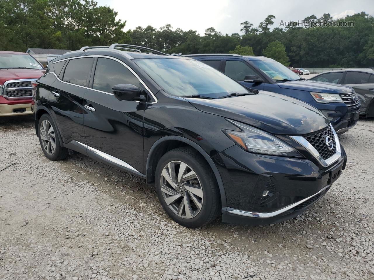 2019 Nissan Murano S Black vin: 5N1AZ2MJ7KN139441