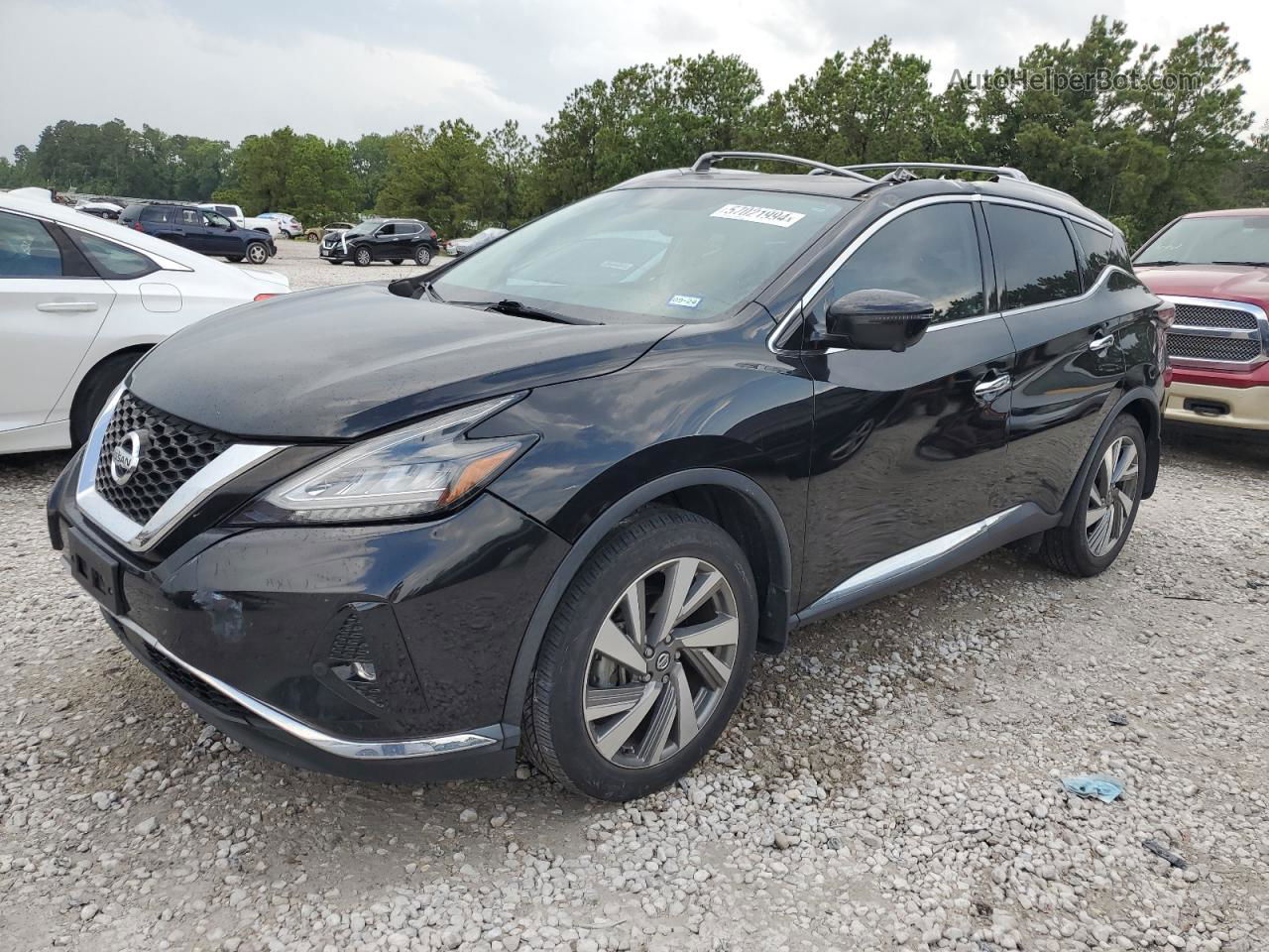 2019 Nissan Murano S Черный vin: 5N1AZ2MJ7KN139441