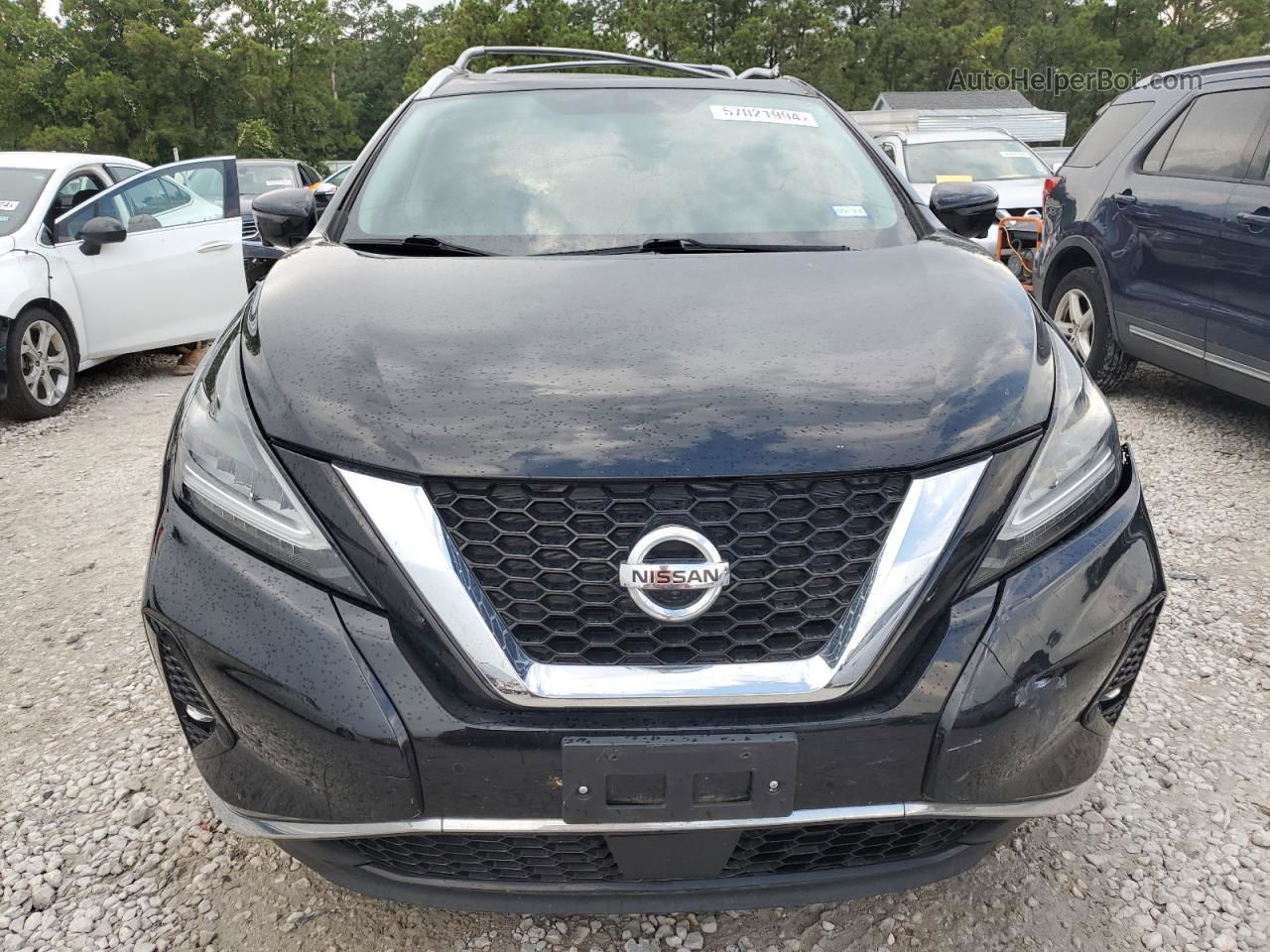 2019 Nissan Murano S Black vin: 5N1AZ2MJ7KN139441