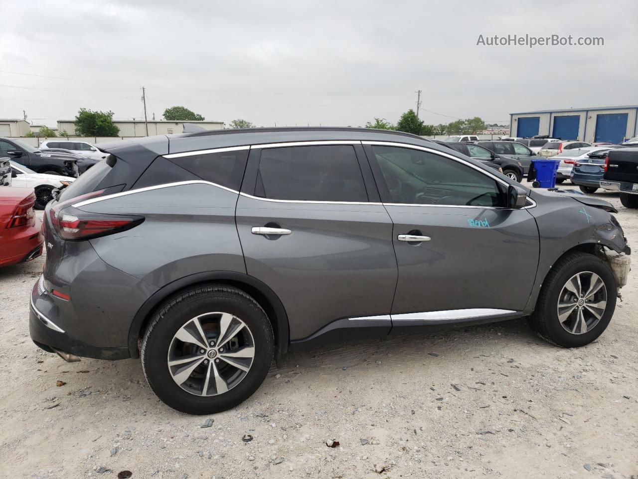 2019 Nissan Murano S Gray vin: 5N1AZ2MJ7KN147510