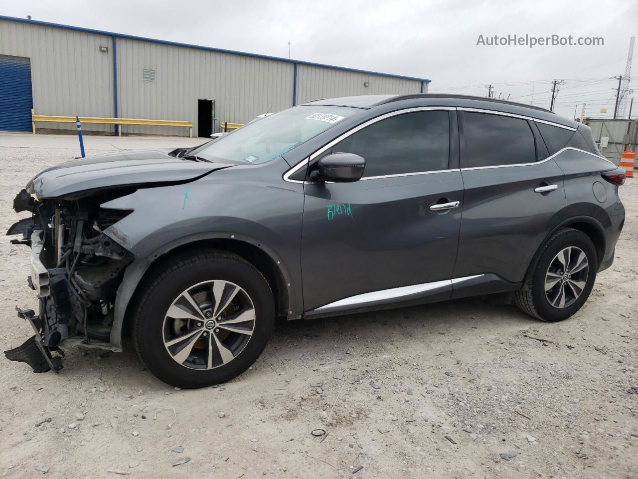 2019 Nissan Murano S Gray vin: 5N1AZ2MJ7KN147510