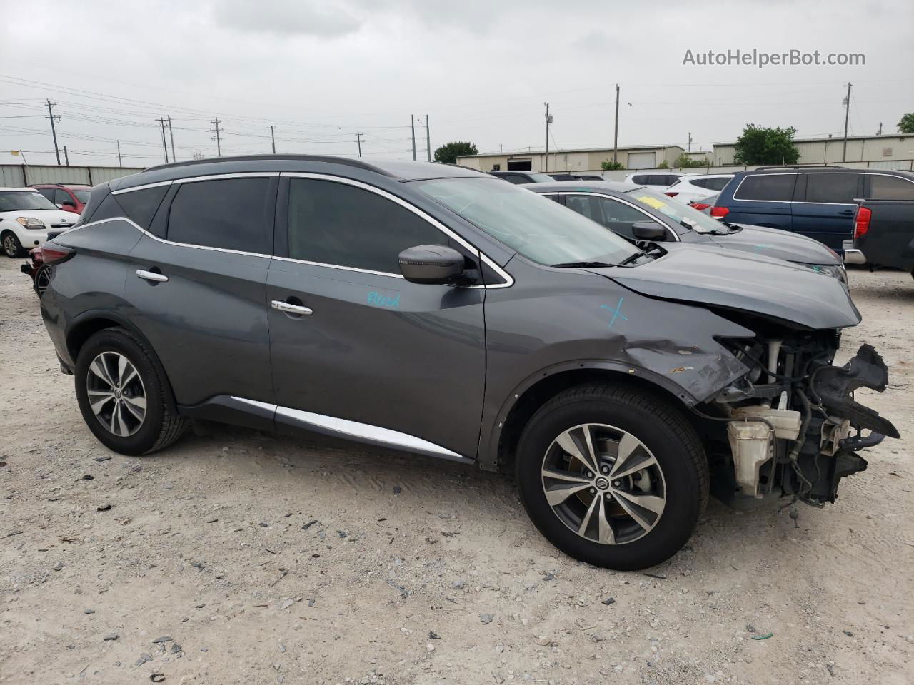 2019 Nissan Murano S Gray vin: 5N1AZ2MJ7KN147510