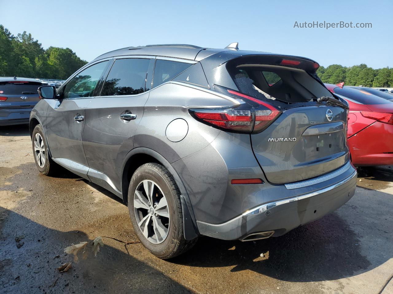 2019 Nissan Murano S Gray vin: 5N1AZ2MJ7KN151685