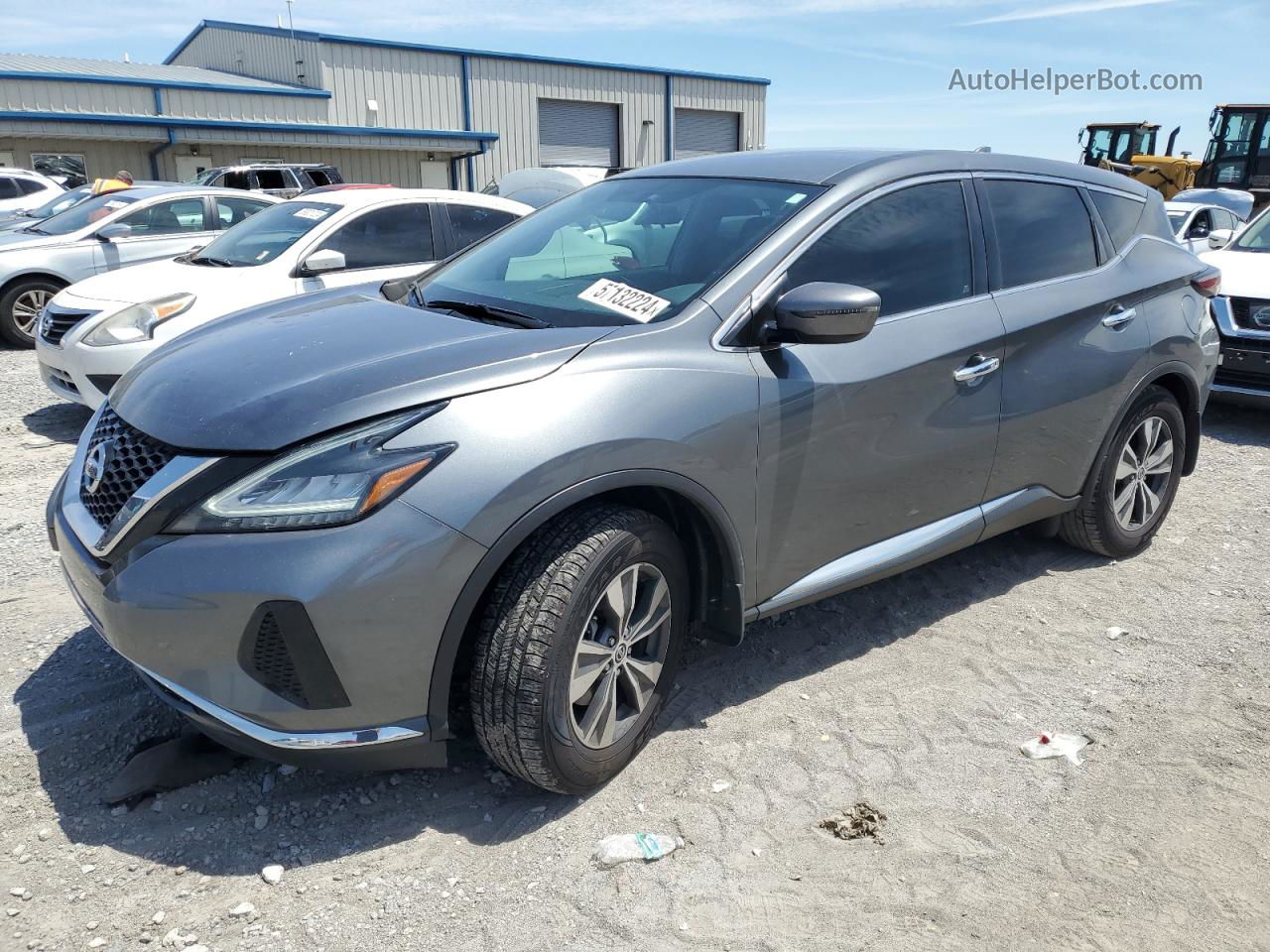 2019 Nissan Murano S Silver vin: 5N1AZ2MJ7KN159625