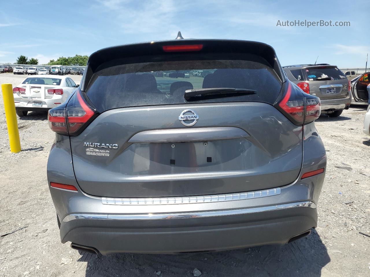 2019 Nissan Murano S Silver vin: 5N1AZ2MJ7KN159625