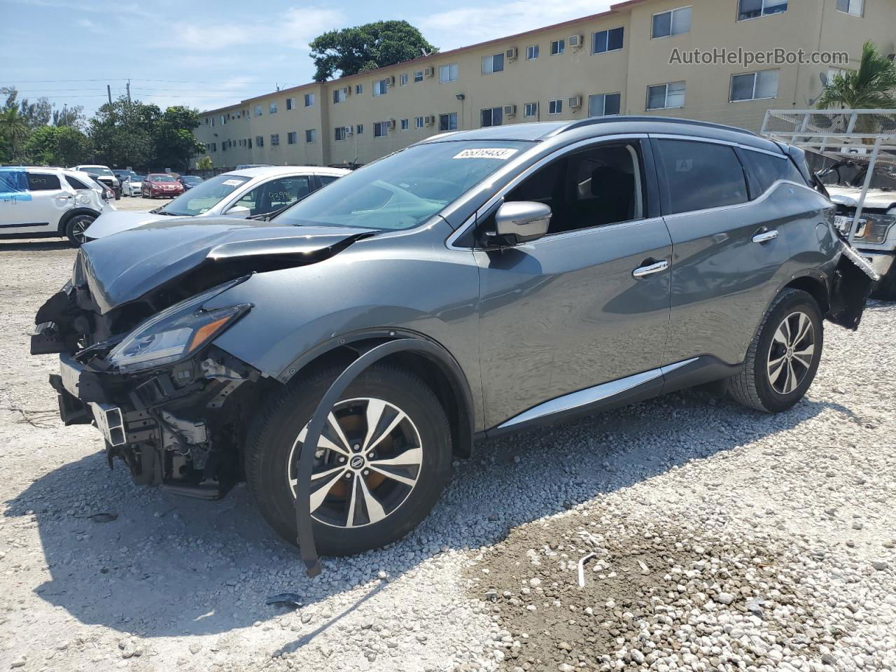 2019 Nissan Murano S Gray vin: 5N1AZ2MJ7KN165263