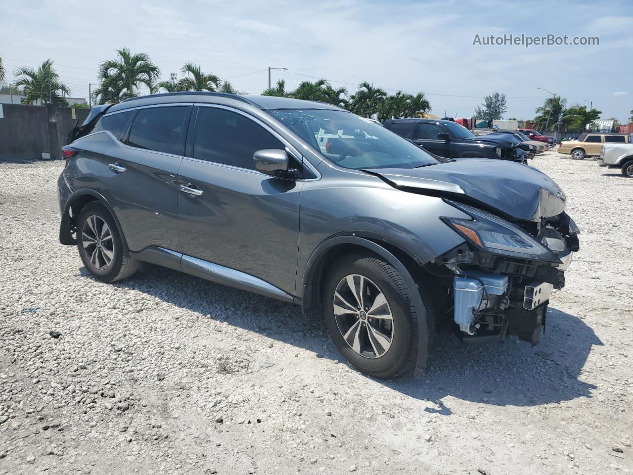 2019 Nissan Murano S Gray vin: 5N1AZ2MJ7KN165263